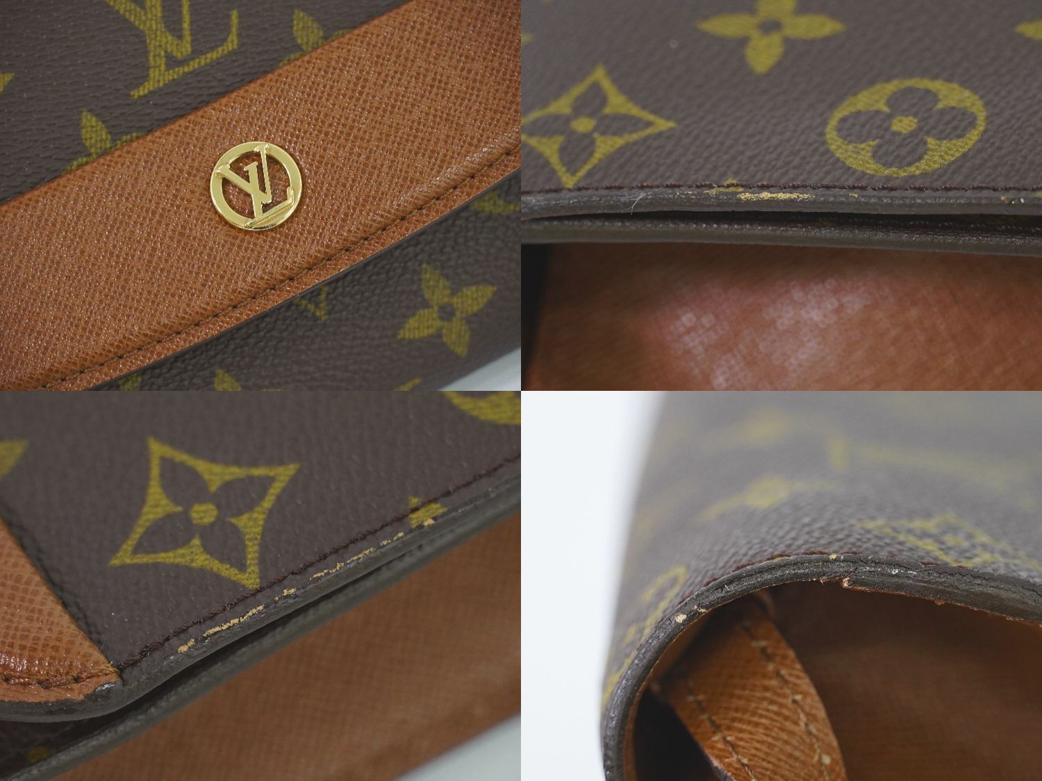 ルイヴィトン LOUIS VUITTON LV ボルドー モノグラム 2WAY ショルダー