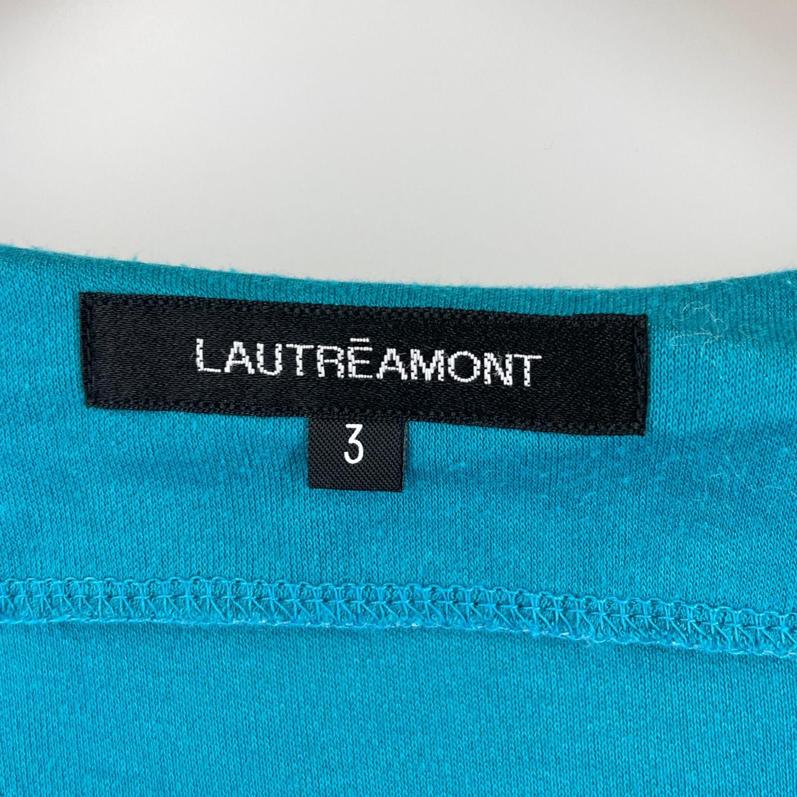 美品 LAUTREAMONT ロートレアモン 無地 春夏 SS ブラウス