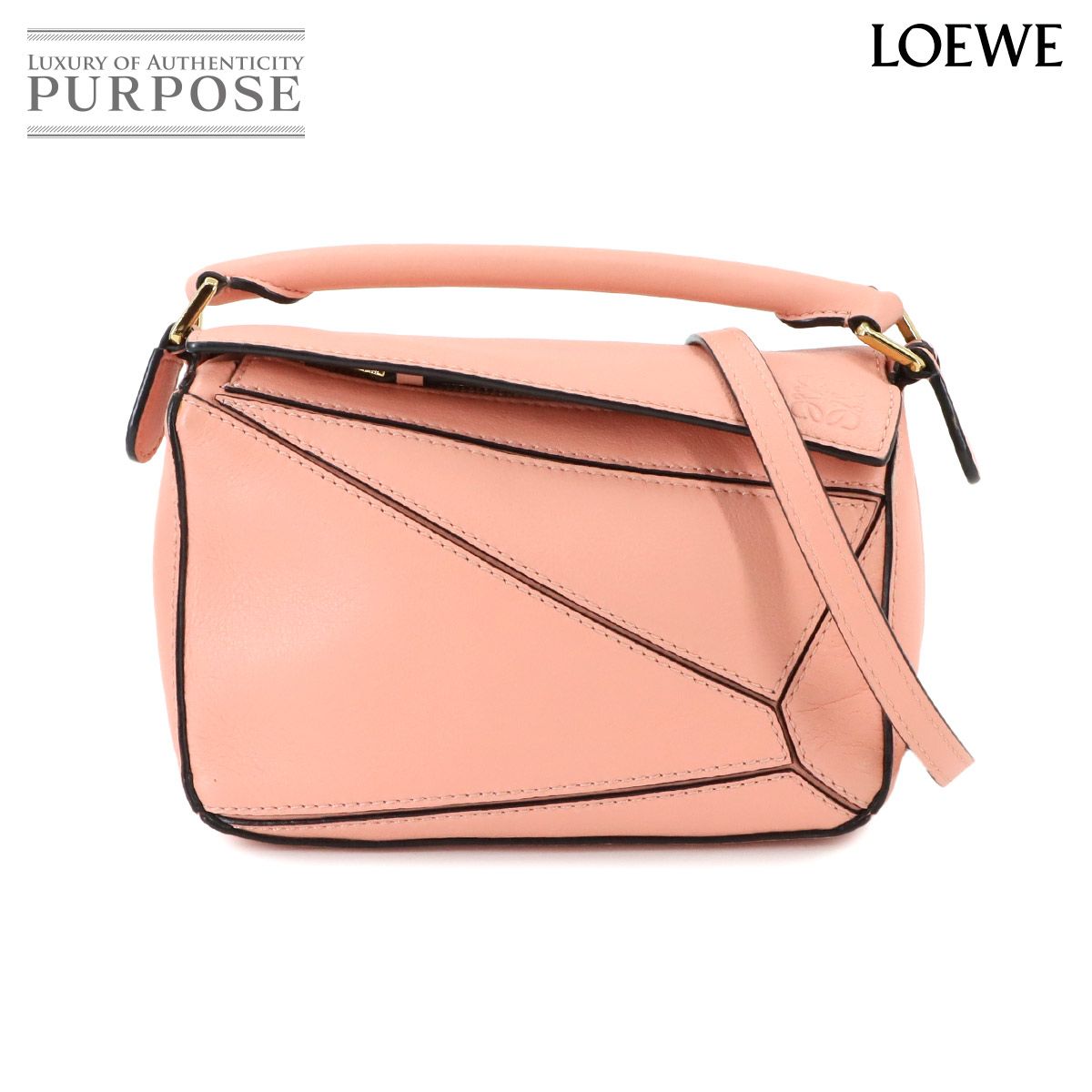 新品同様 ロエベ LOEWE パズルバッグ ミニ 2way ハンド ショルダー 