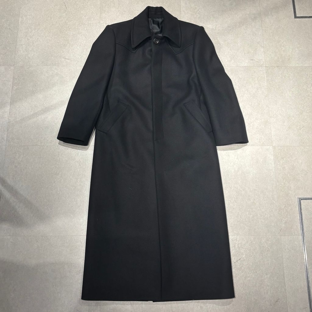 Egon lab. エゴンラボ EGONIMATI LONG COAT スーパーロングコート ブラック size 48 表参道A06