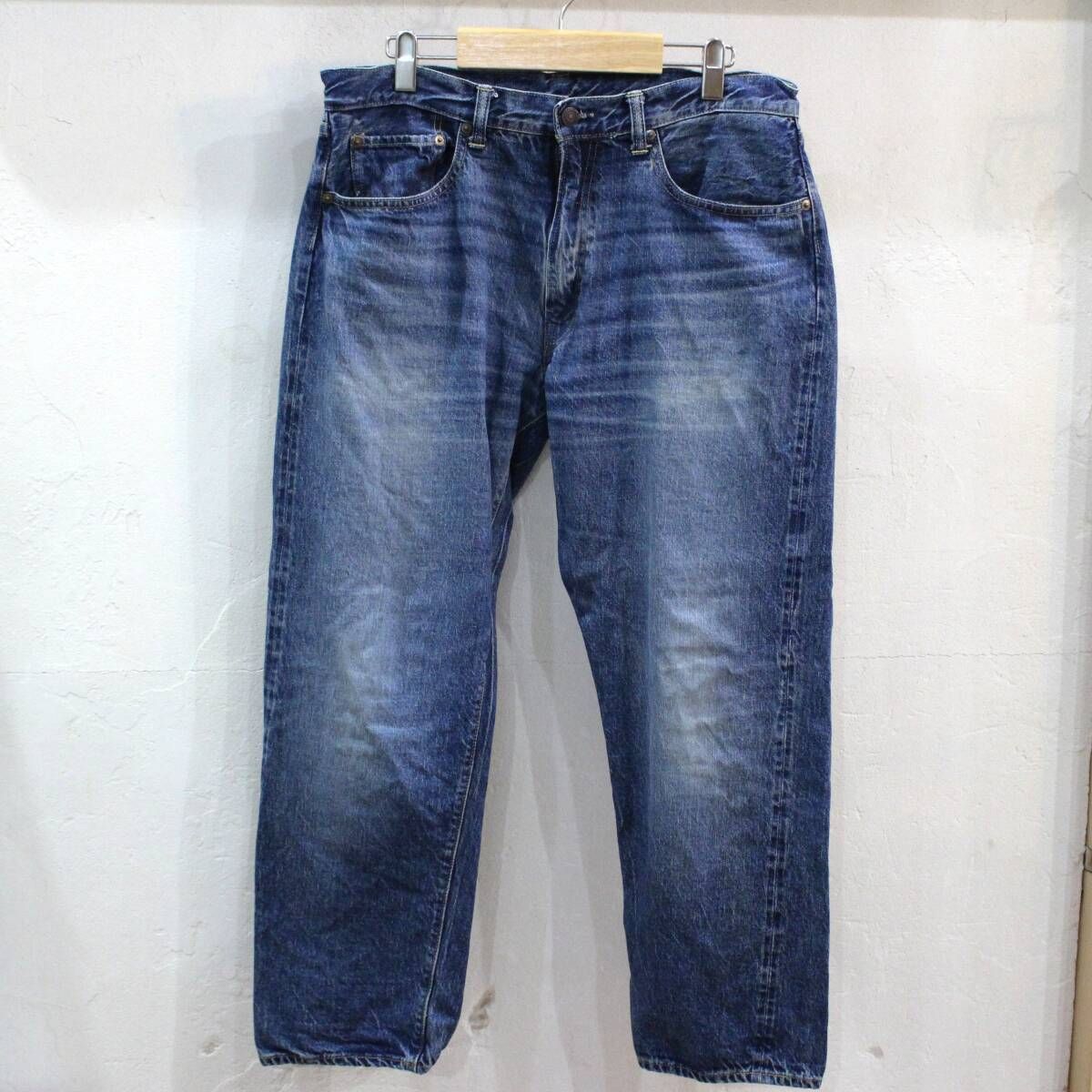 日本製 WAREHOUSE 2ND-HAND USED WASH デニムパンツ WAREHOUSE ウエアハウス 2ND-HAND Lot.1101 ユーズド