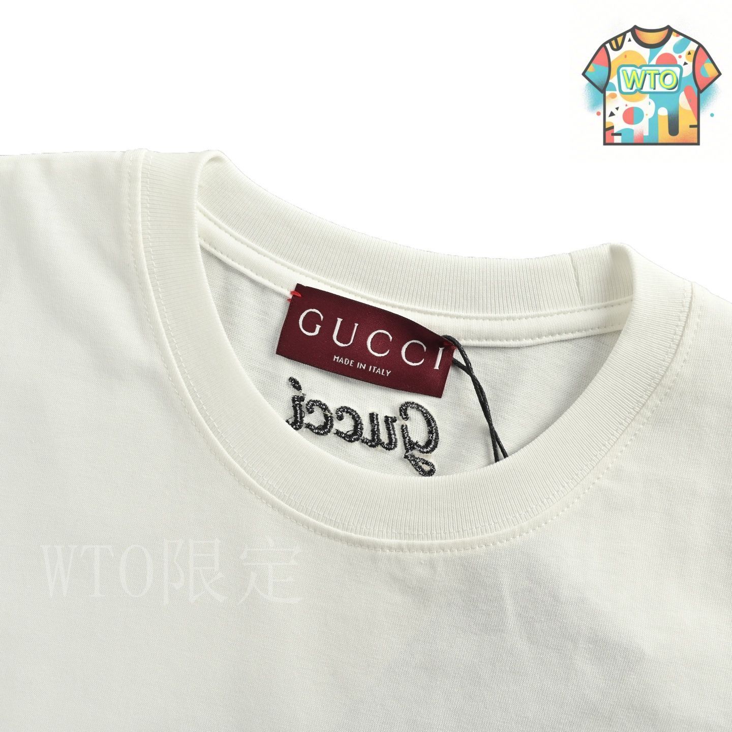 GUCCI ロゴ刺繍 半袖Tシャツ ライトブルー 3_000000020435.jpg?1678209904