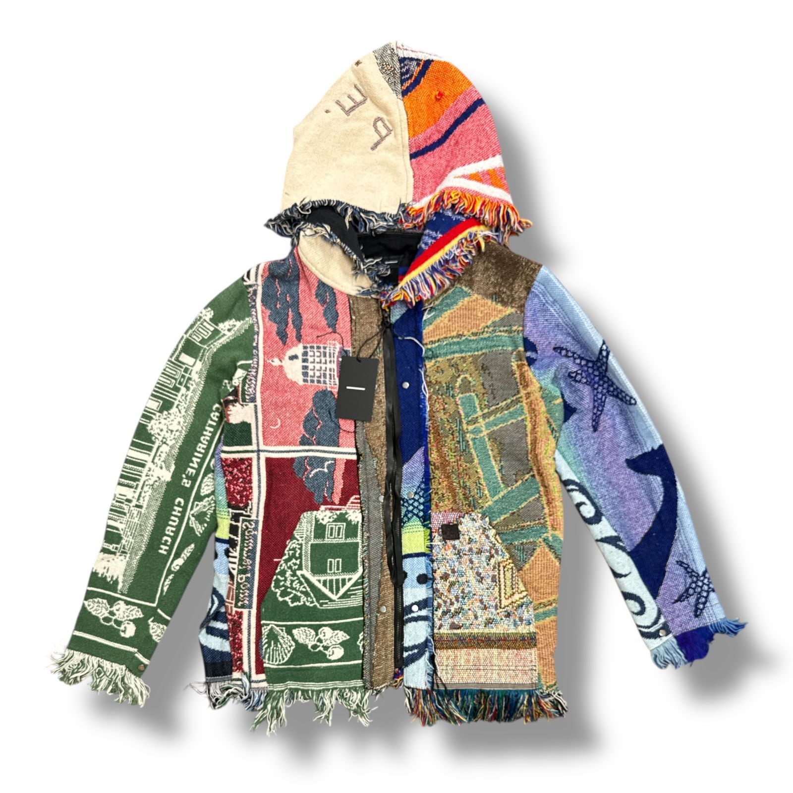 参考上代37400円 ー MINUS Cut Off Zip Up Hoodie カットオフジップアップフーディー パーカー マイナス M-24S-CTOFZPFHE 1 92637A4