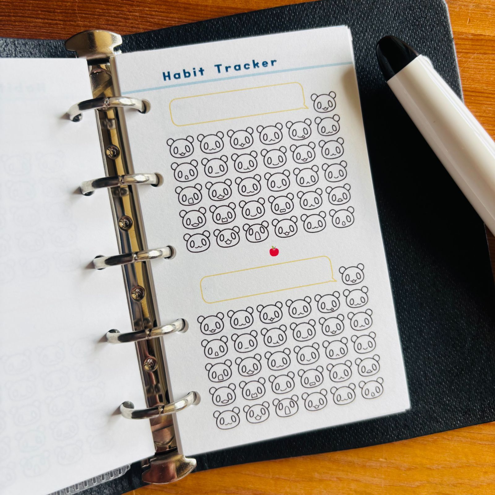 M5】パンダのシステム手帳リフィル5点セット - メルカリ