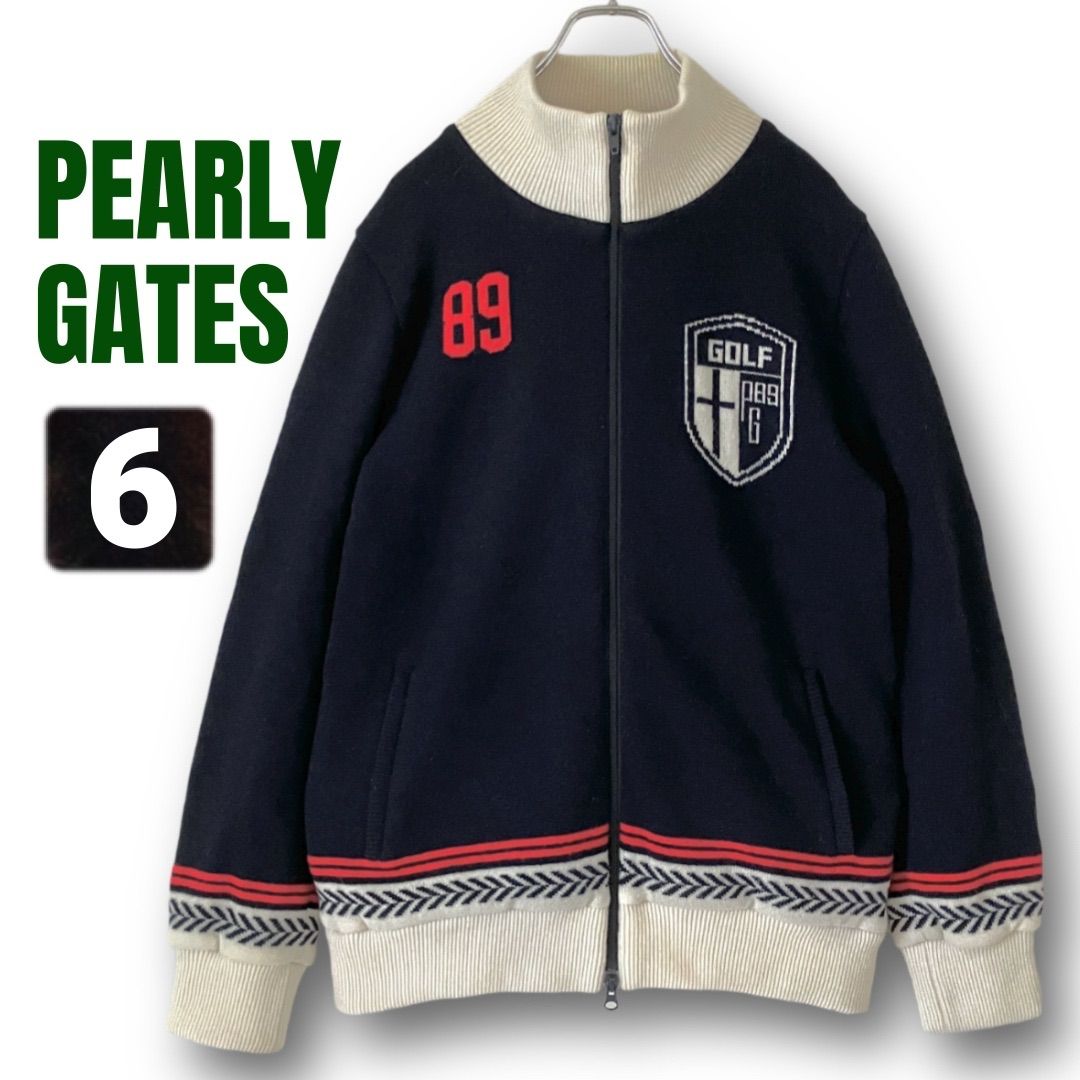 パーリーゲイツ PEARLY GATES☆ニットジャケット☆ゴルフウェア 