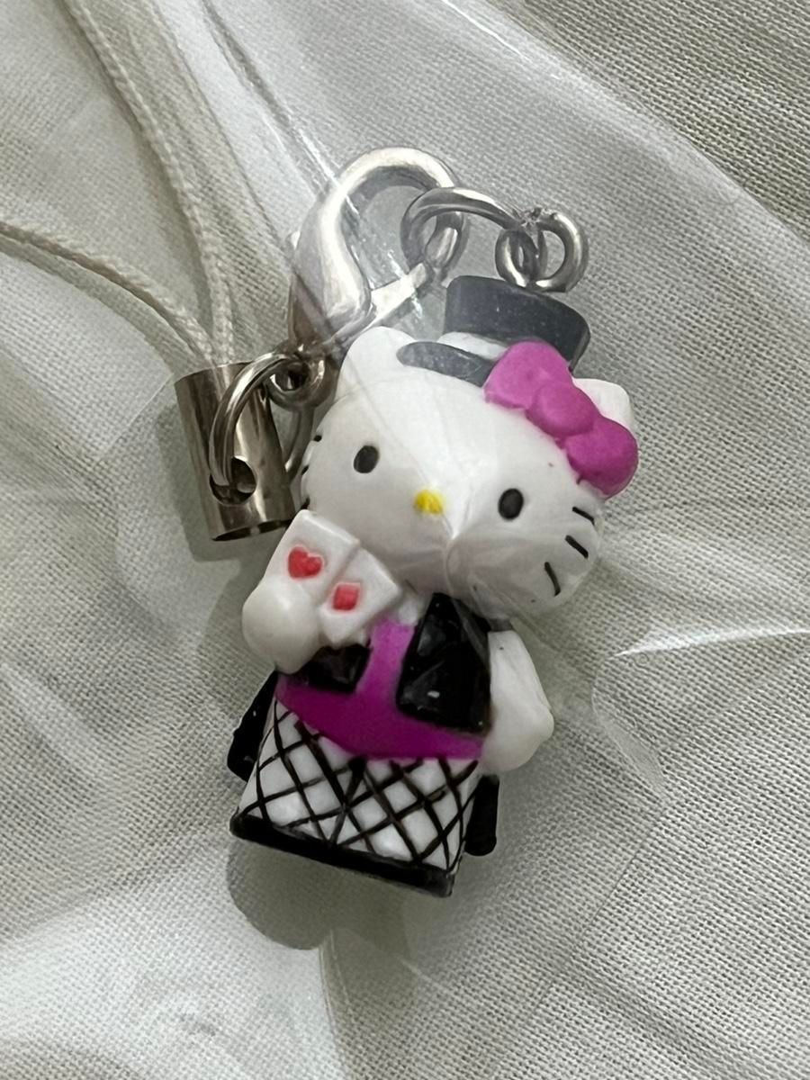【雷市場（ポンジャン）商品韓国直送】Sanrio(サンリオ) hello kitty(ハローキティ) キーリング カード ガール 電話ストラップ クラシックキーリング