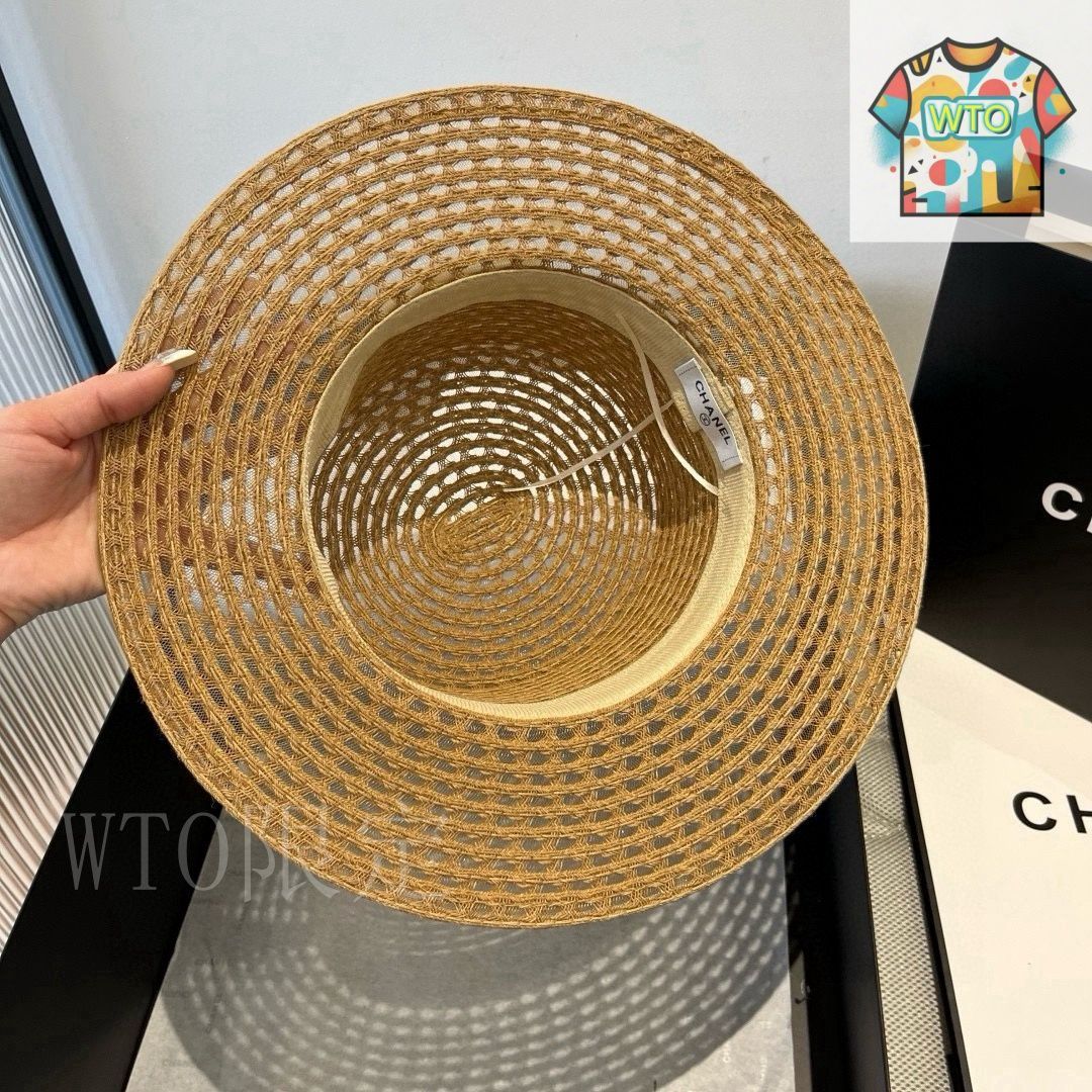 今日WTO】CHANEL カットアウト ハット-SX92 - メルカリ