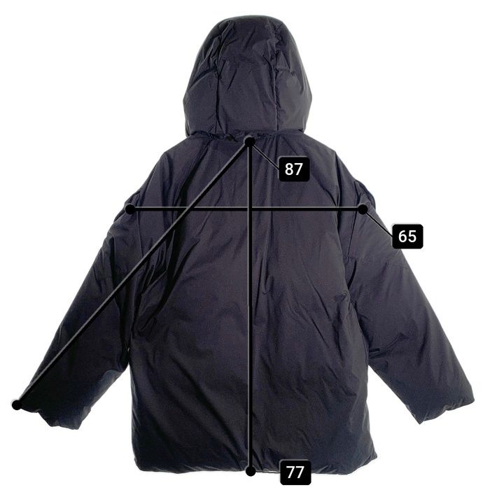 blurhms ブラームス 23AW PTX Gen 1.5 Down Jacket ナイロン ダウンジャケット ブラック BHS23F002 日本製 Size 2 blurhms ブラームス 23AW PTX Gen 1.5 Down Jacket ナイロン ダウン