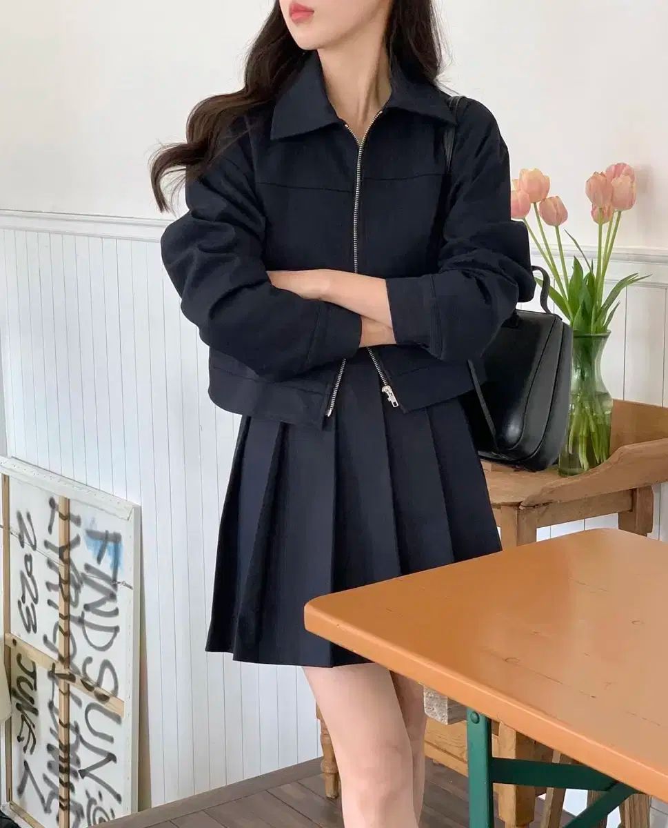 デニム プリーツ