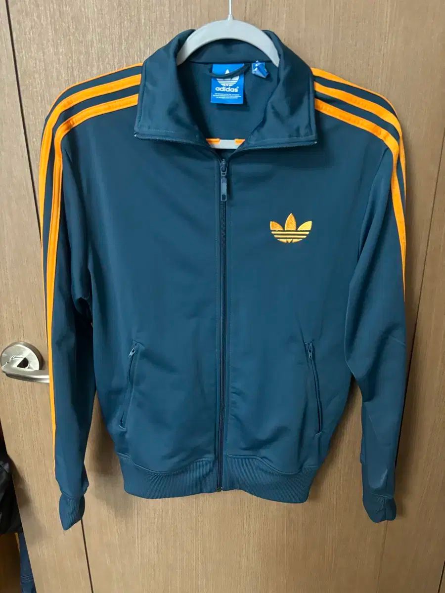 adidas アディダス ファイヤーバード ダークブルー オレンジ ジャージ 90