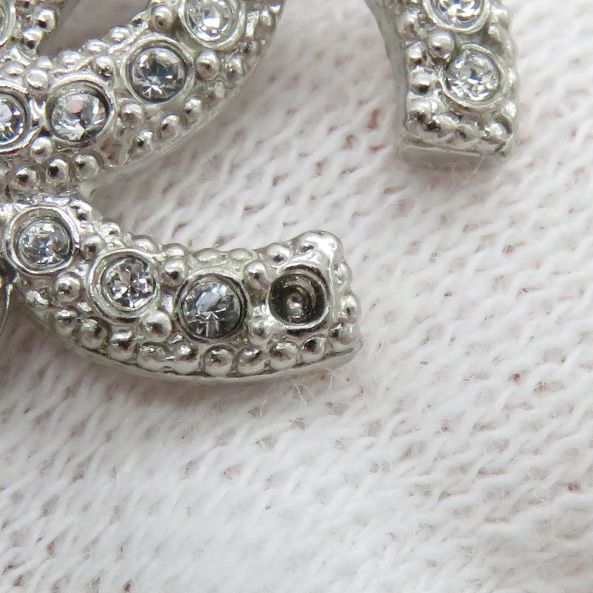シャネル CHANEL ピアス ココマーク フラワーパール メタル フェイク