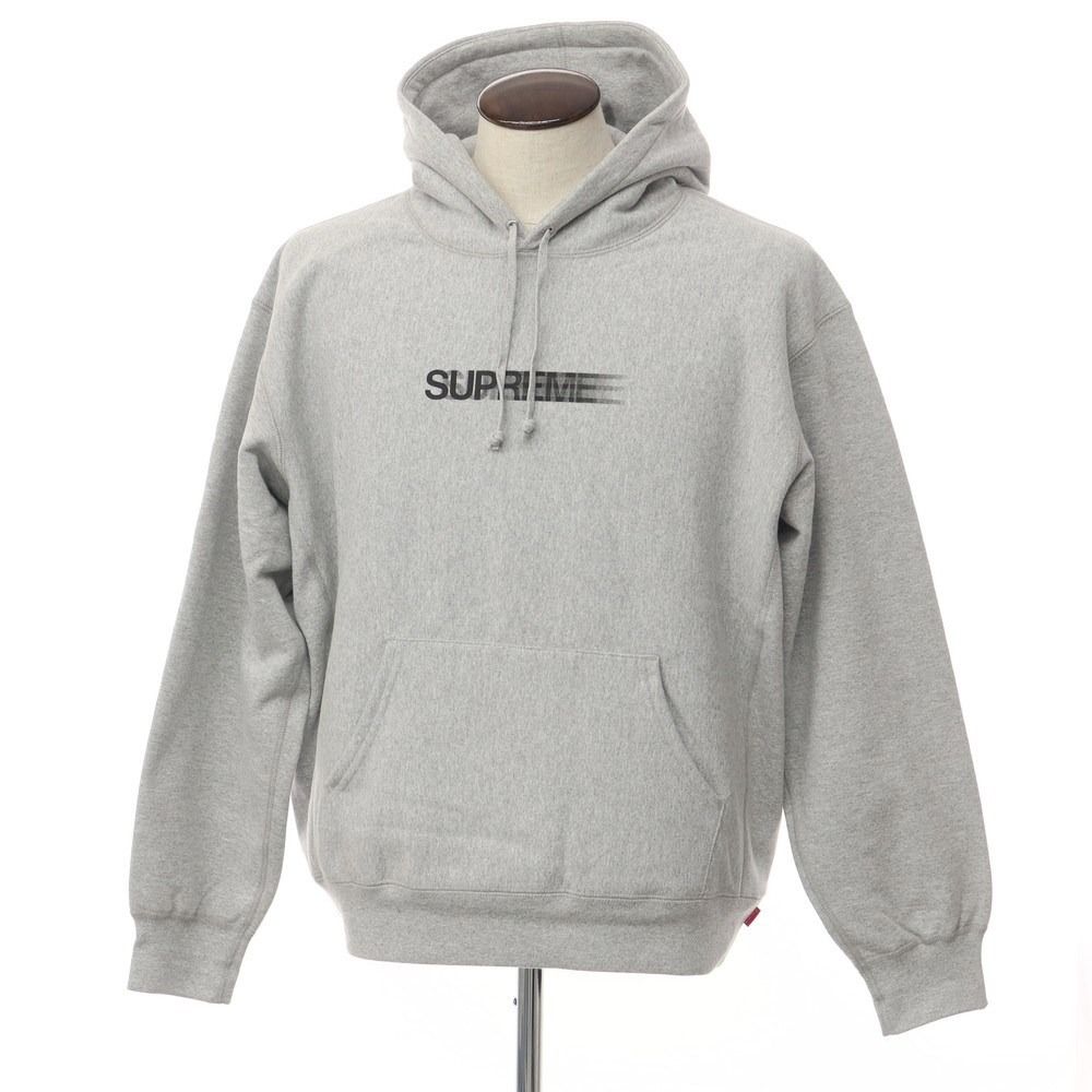 中古】シュプリーム Supreme 2023年春夏 Motion Logo Hooded Sweatshirt コットン プルオーバー パーカー  グレー【サイズL】【メンズ】 - メルカリ