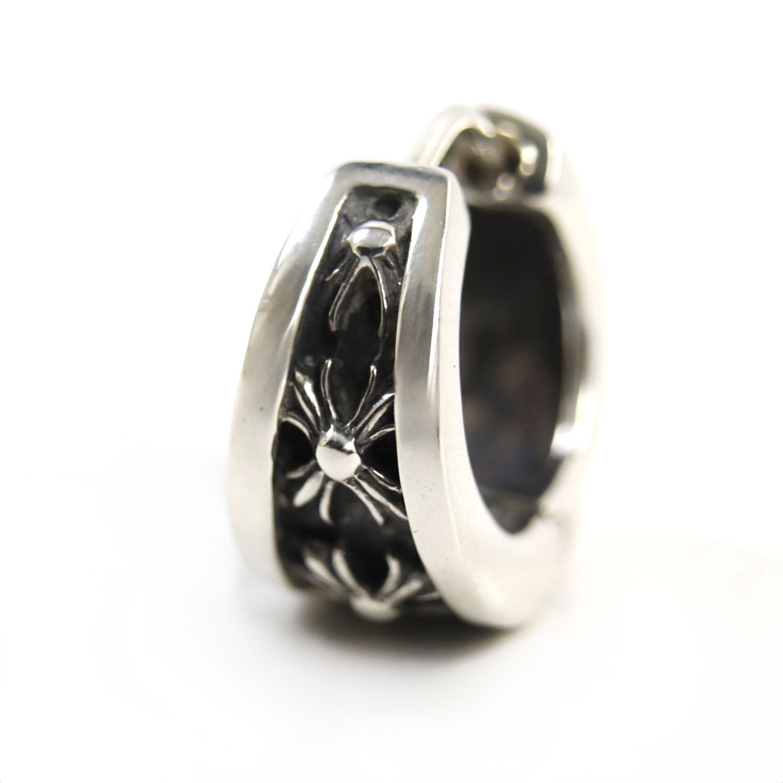 最終値下げ！】クロムハーツ シルバー925 フープ型ピアス 片耳用