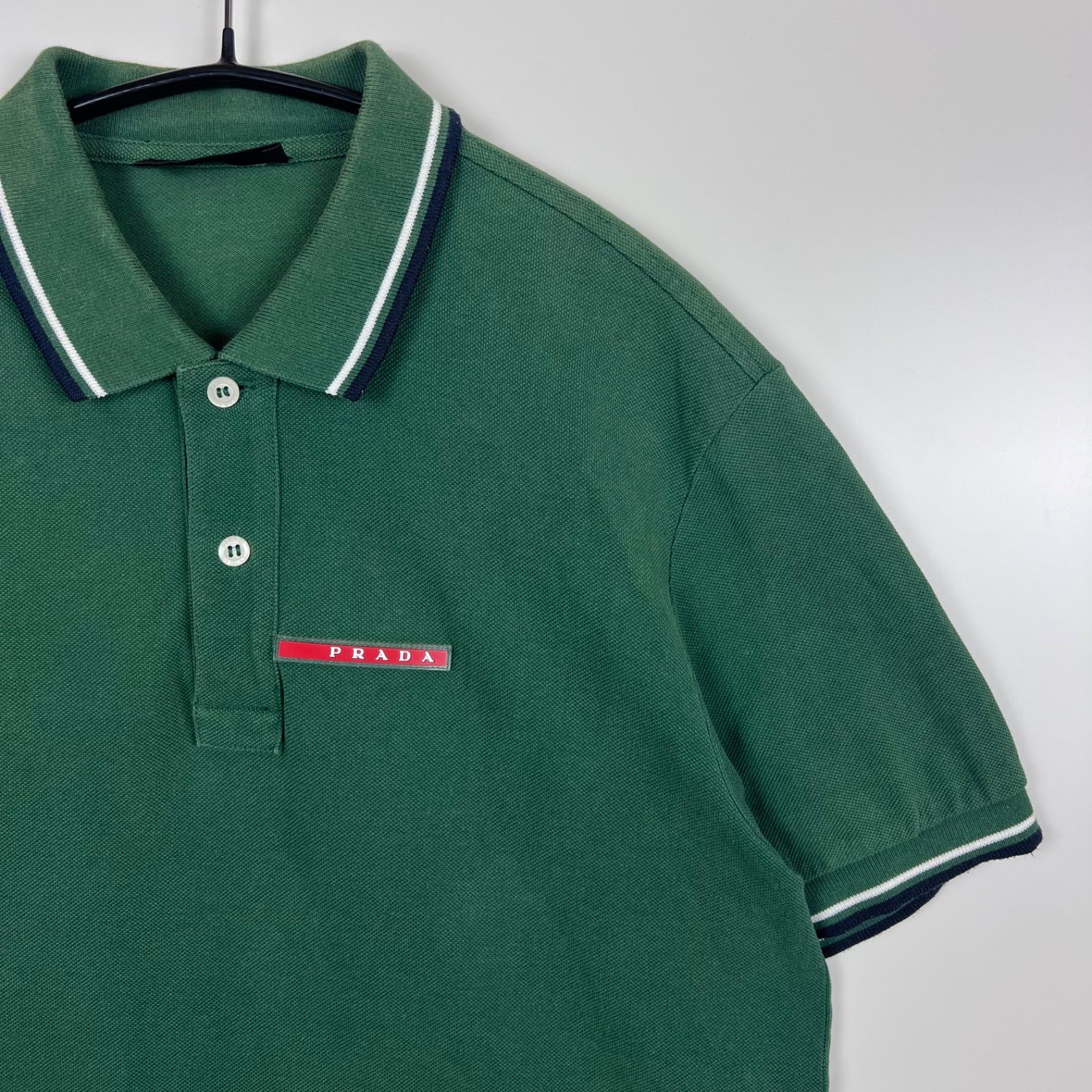 PRADA SPORT rubber logo S/S polo shirt 2018 プラダスポーツ