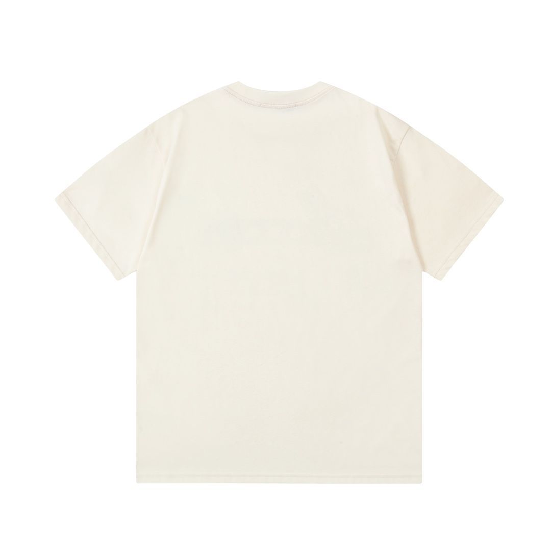 GUCCI ダブルGロゴ カーブレタープリントTシャツ | ♥品 YUZUMIYA_COM