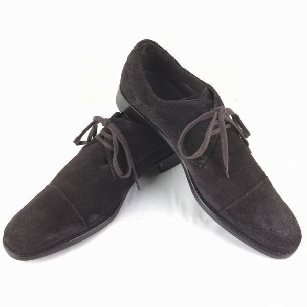 JOHN VARVATOS ジョンバルベイトス スウェードシューズ ストレートチップ size9.5M 27.0-27.5|メンズ 菅NO.ZC-80<sale>