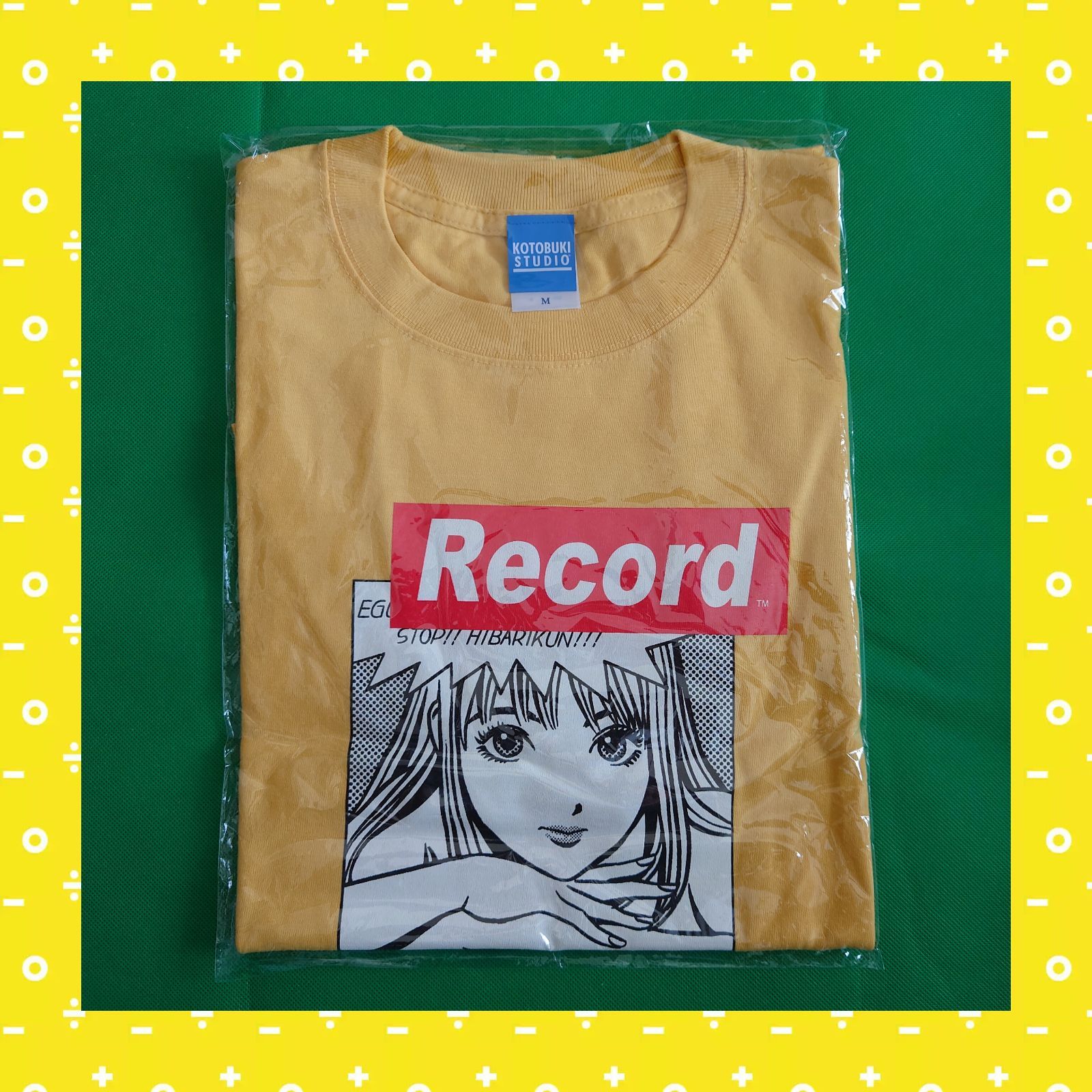 ラスト1点】江口寿史 半袖Tシャツ 『ひばりくん Record』 Mサイズ 黄色 - メルカリ