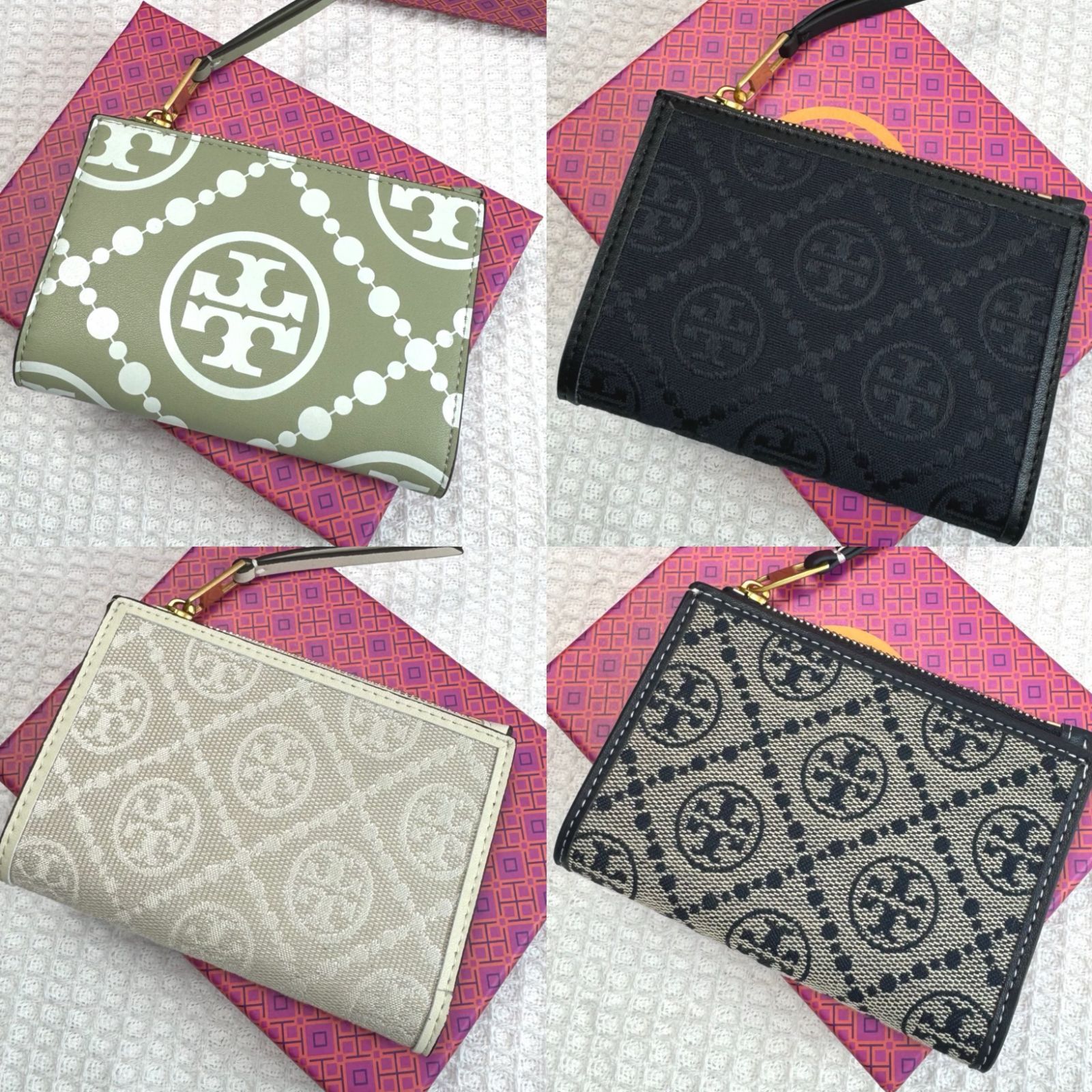 2024新発売 トリーバーチ Tory Burch 財布 二つ折り財布 4色 新品 未 