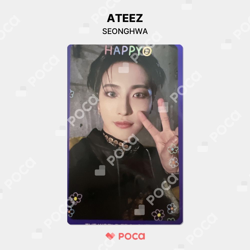 ATEEZ アチズ サイン入りトレカ トレカ ポカ ソンファ