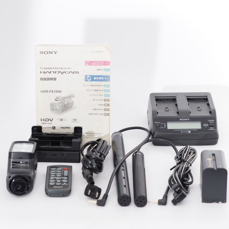 SONY ソニー デジタルHDビデオカメラレコーダー ブラック HDR FX 1000