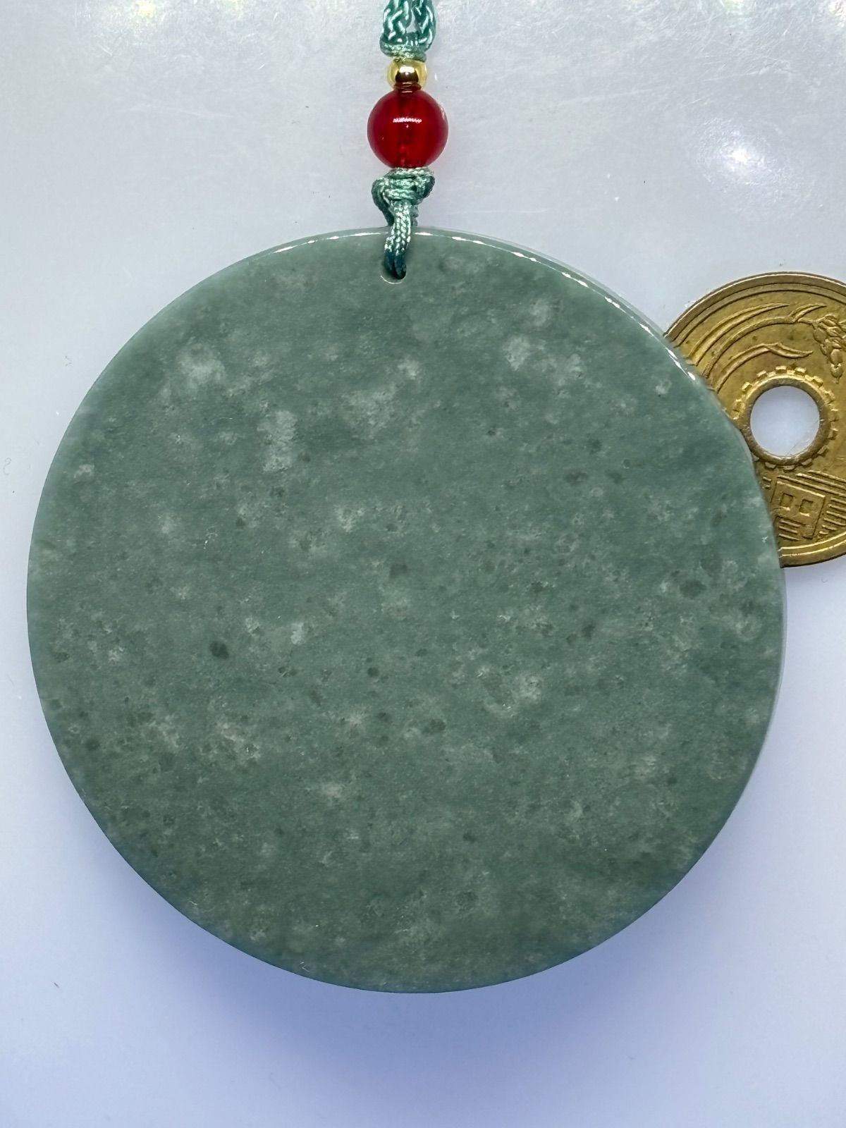 専用旧家蔵出　清国時代物　本物保証品　ヒスイ　翡翠 観音座龍　翡翠本物保証お守り 極美品 天然翡翠ヒスイA商品 観音 彫刻ネックレス高級ギフト