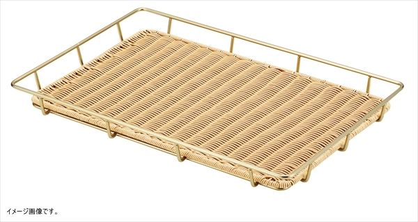 【新品】金色スチールパンラック パントレー付 60型 BB-811-IV・アイボリー 2835s