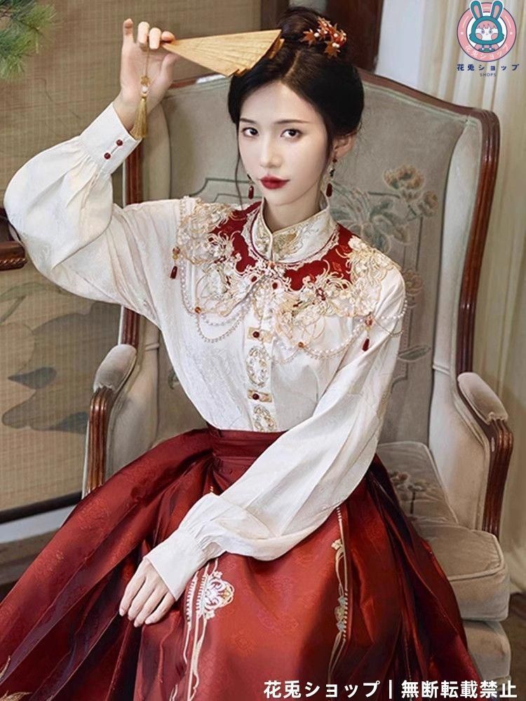 栀】H88 漢服 コスプレ ワンピース唐装仙女服 中華風 栀】H88 漢服 コスプレ ワンピース唐装仙女服 中華風