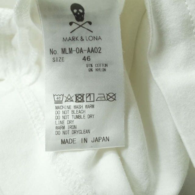 MARK&LONA マークアンドロナ 20SS 日本製 Titan Mock Neck Tee