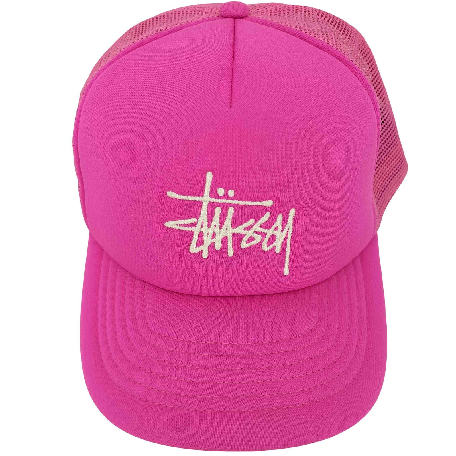 メッシュキャップ stussy ピンク ☆人気☆【Stussy】☆Low Profile Big Basic Snapback☆Pink