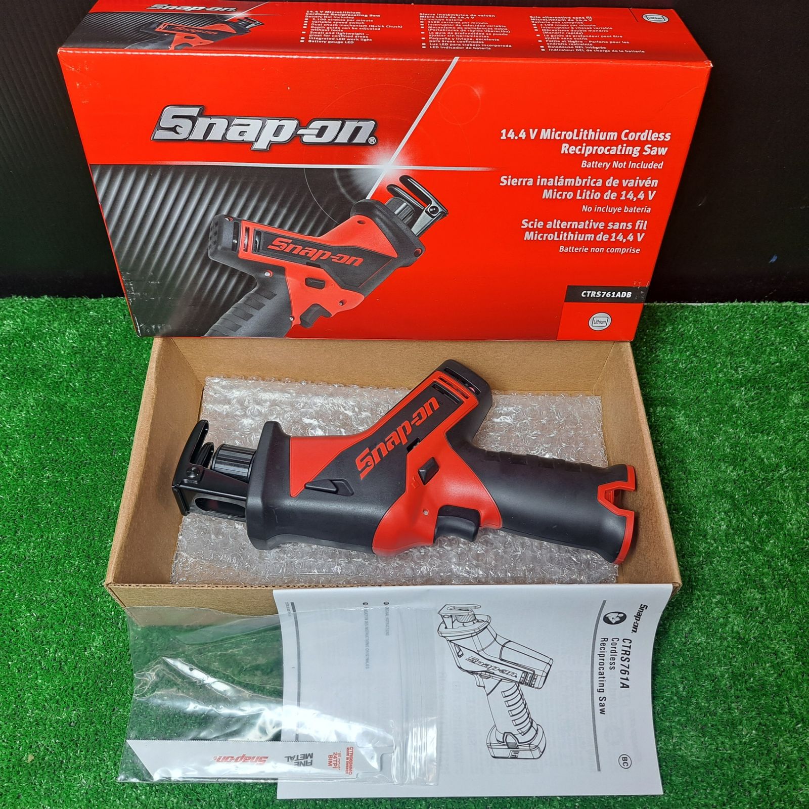 スナップオン Snap-on 14.4Vレシプロソー CTRS761ADB レッド 本体のみ 岩槻店