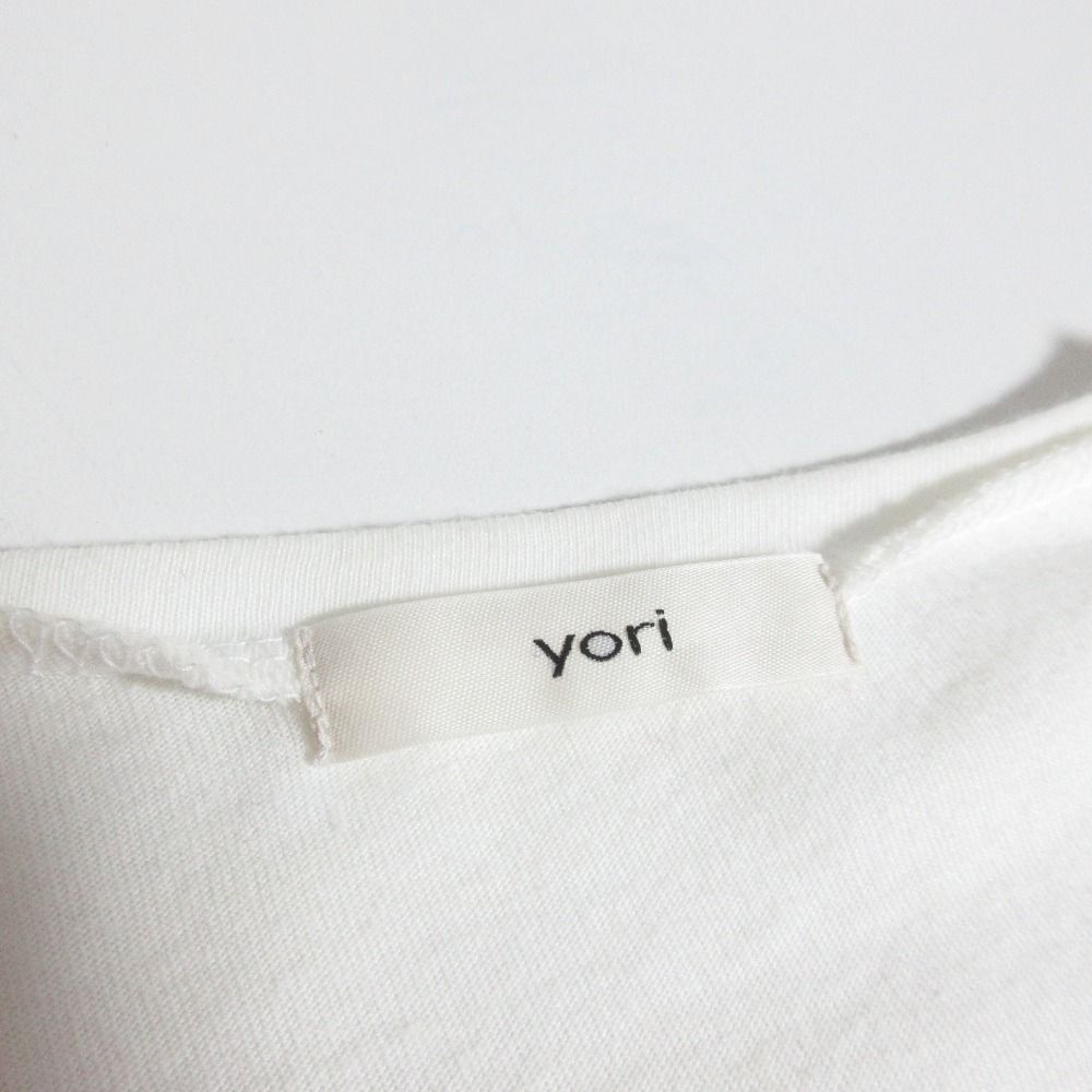 良品 yori ヨリ ペプラム ロングスリーブカットソー YR181-093AT