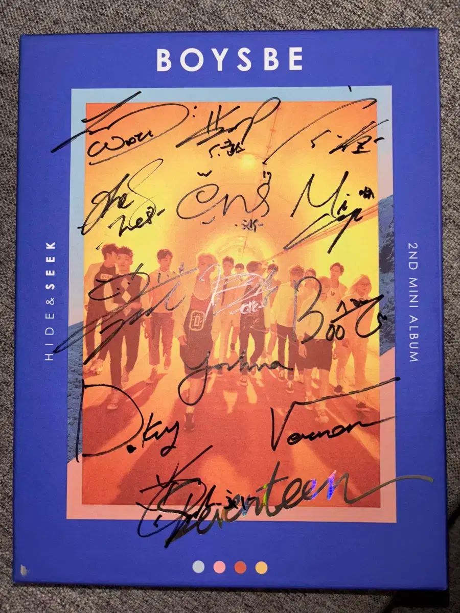 SEVENTEEN BOYS BE サイン入り Seventeen BOYSBE 2ND MINIALBUM