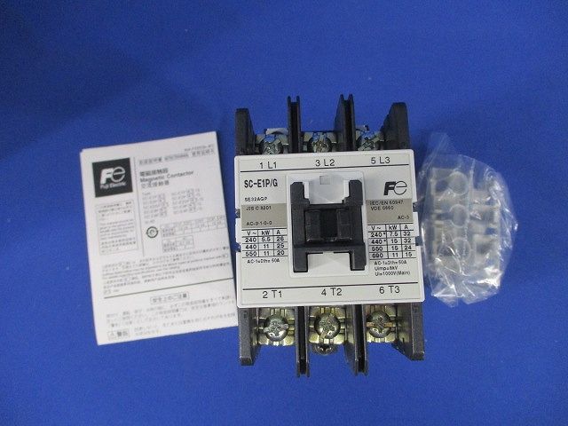 標準形電磁接触器 サーマルリレー SC-E1 SC-E1P G-DC24 HRDEVELOPMENT_JP