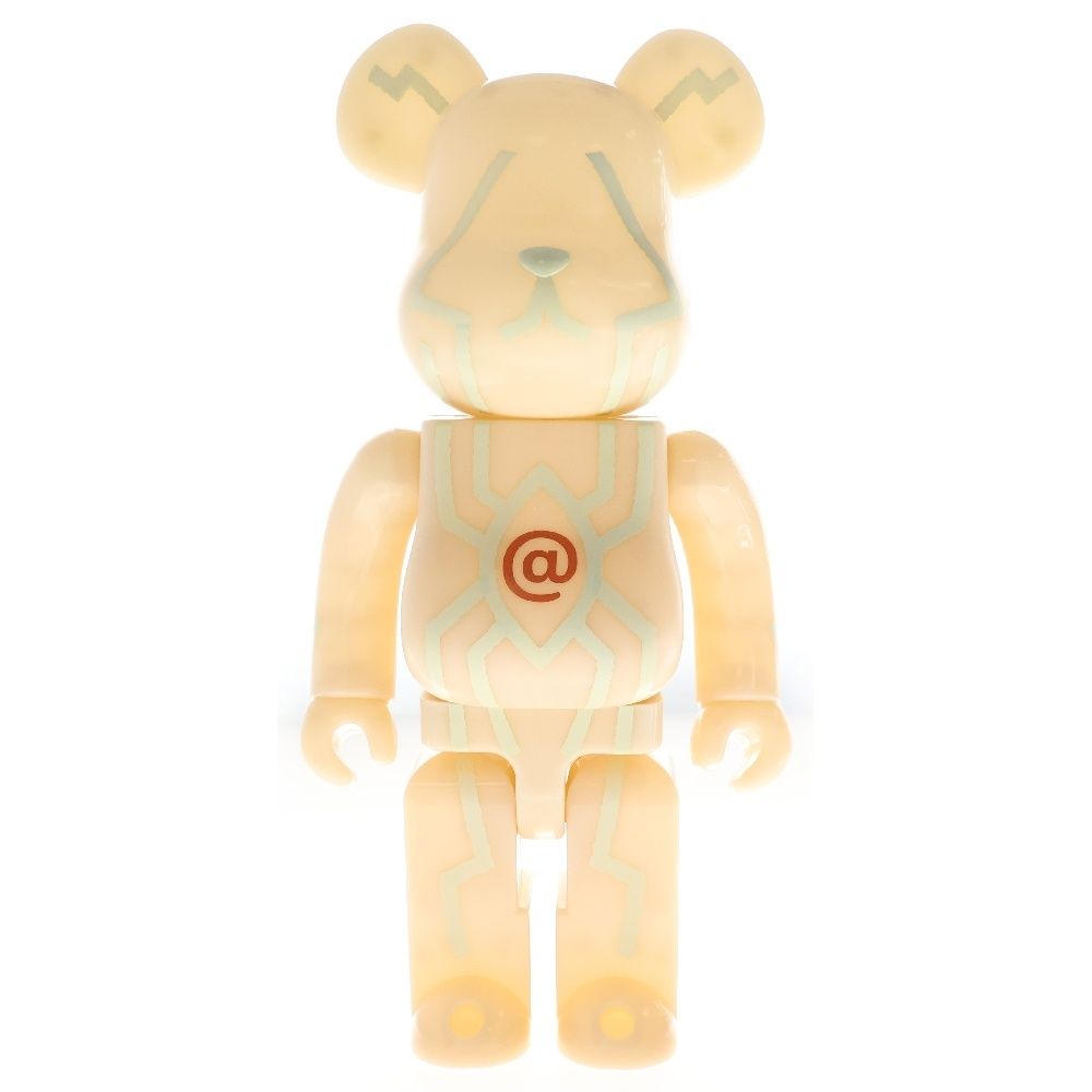 MEDICOM TOY メディコムトイ BE RBRICK HMV PUSHEAD Spider Eye HMV渋谷5周年 蓄光タイプ パスヘッド ベアブリック 400% フィギュア 人形 ホワイト