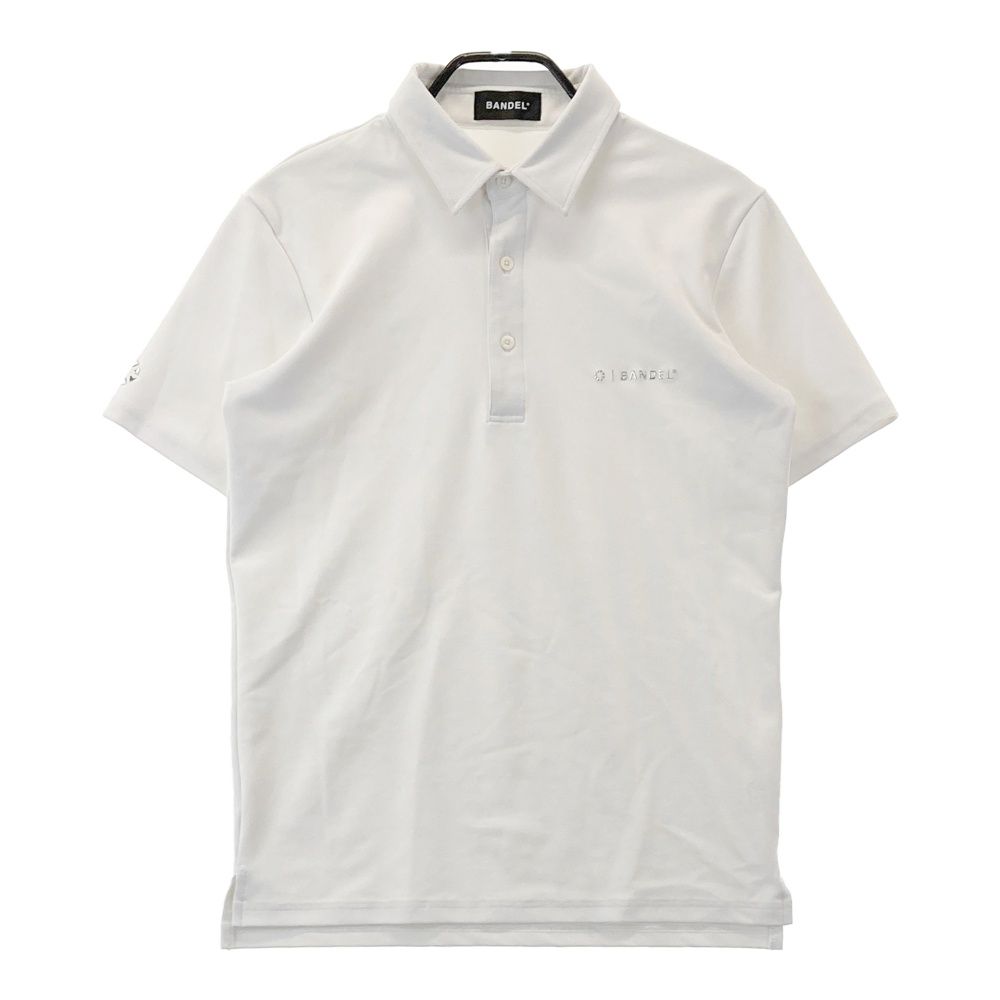 サイズ M BANDEL バンデル モデル 半袖ポロシャツ ホワイト系 240101532197 ゴルフウェア メンズ ストスト
