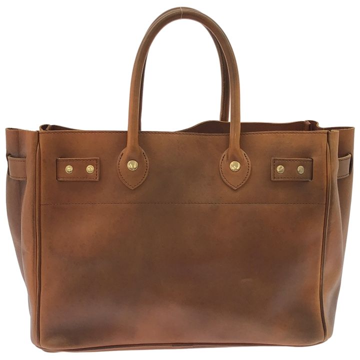 【美品】シータパランティカ ハンドバッグ ターンロック オールレザー ブラウン sita parantica (シータパランティカ) レザーハンドバッグ