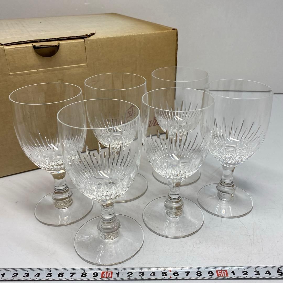 洋3 バカラ パッシー ワイングラス6客 共箱 トコカ 東さ6-1120