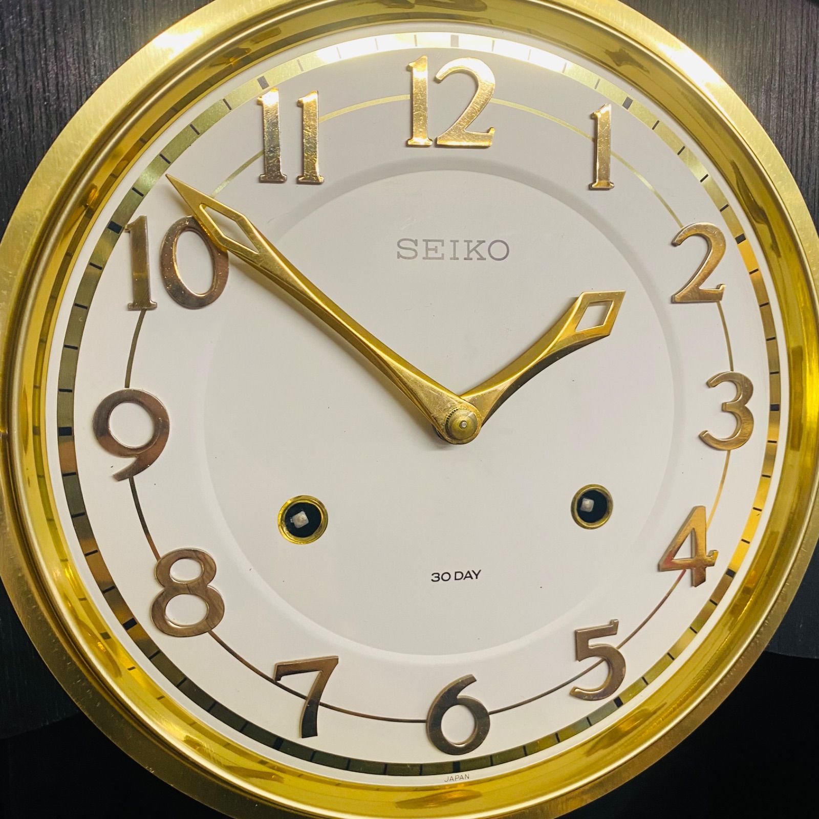 SEIKO 昭和レトロ　30日巻ゼンマイ時計　高級振り子時計　4P404