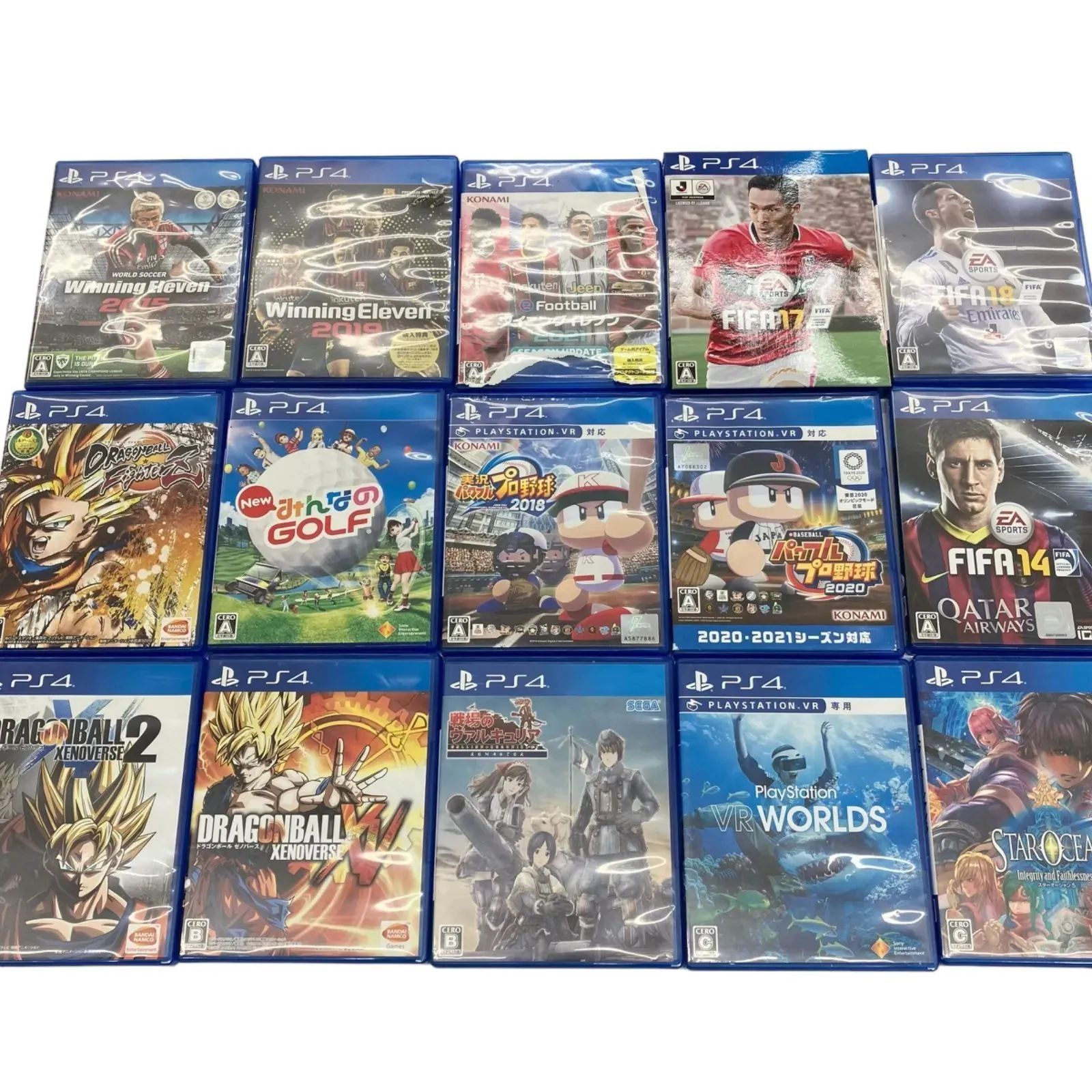 186000 PlayStation4 ソフト 16点まとめ売り プレステソフト