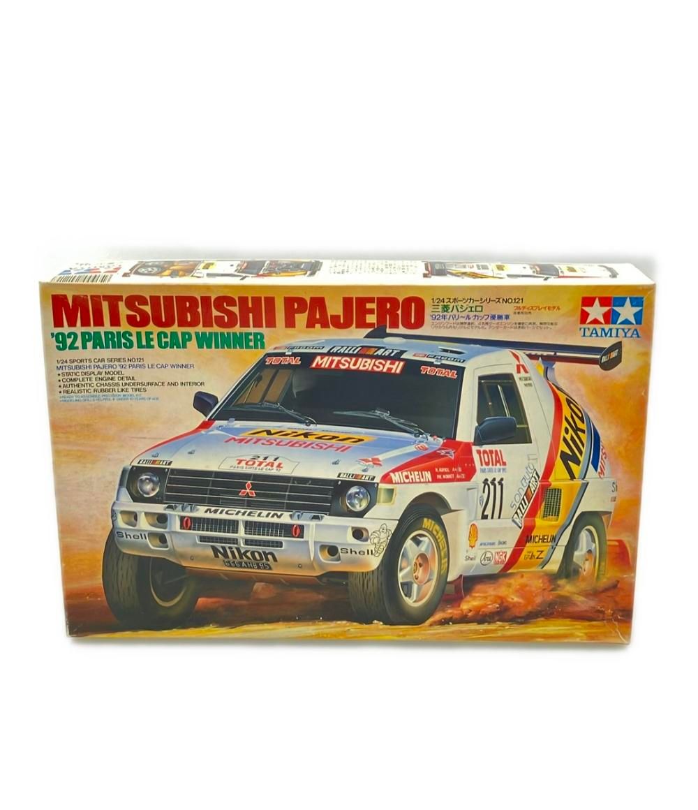 未組立 タミヤ 1/24 三菱パジェロ92年パリ〜ル・カップ優勝車 1円～ タミヤ 1/24 三菱パジェロ '92年 パリ〜ル・カップ優勝車
