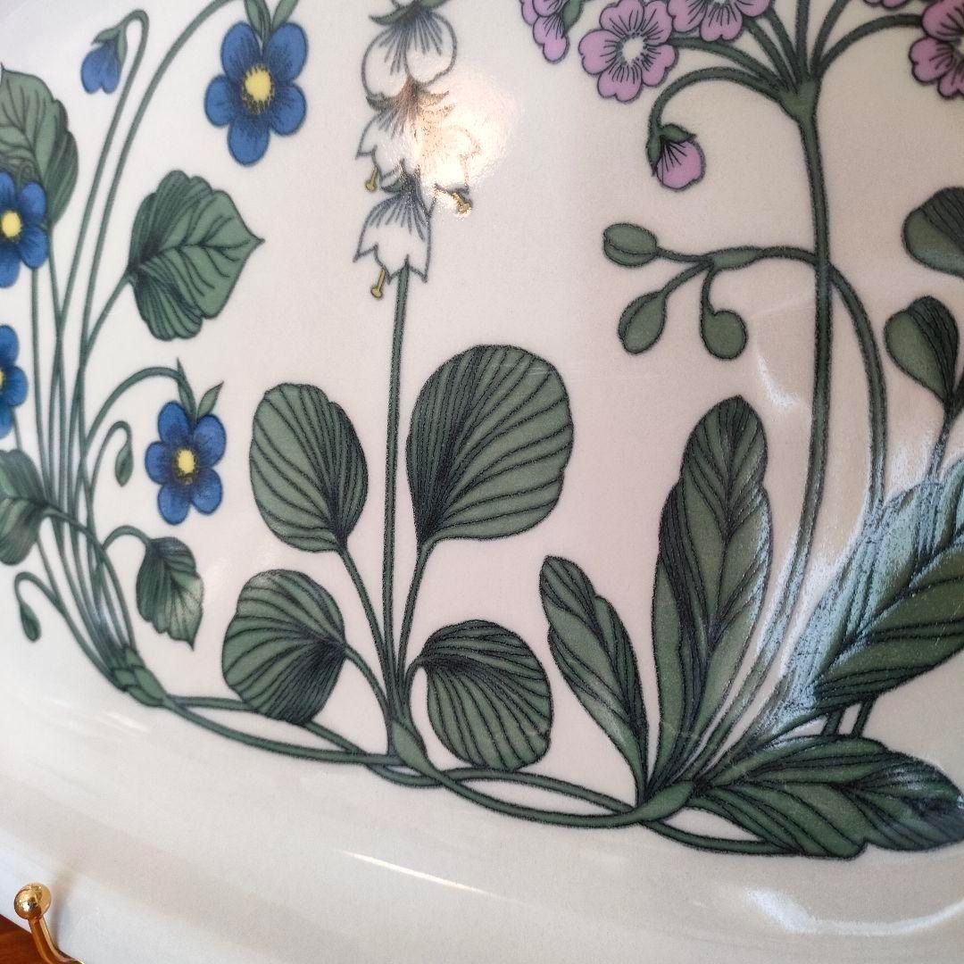 希少品★アラビア ARABIA プラター エステリ・トムラ 角皿 フローラ美品 希少品☆アラビア ARABIA フローラ 角皿 プラター エステリ