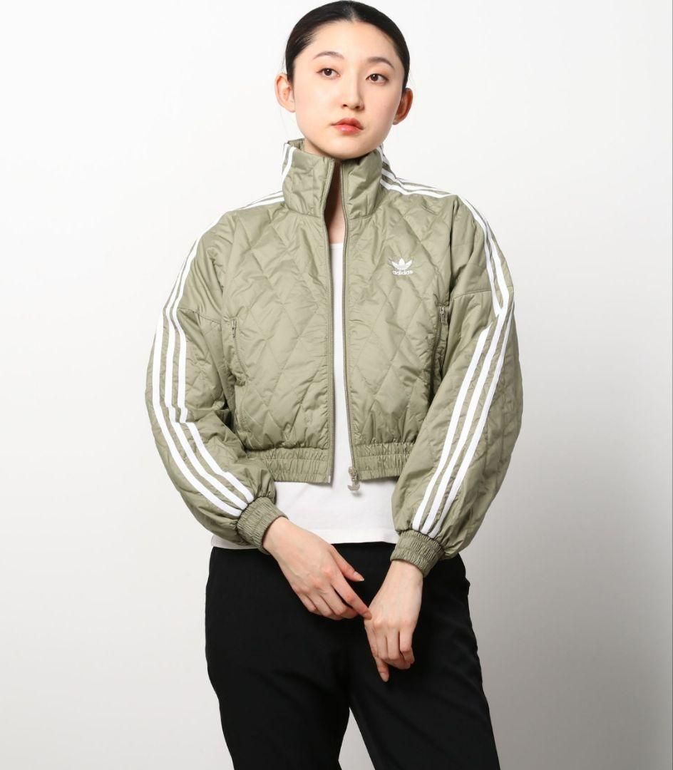 adidas クラシックス キルトジャケット ナイロン ダウン 短丈