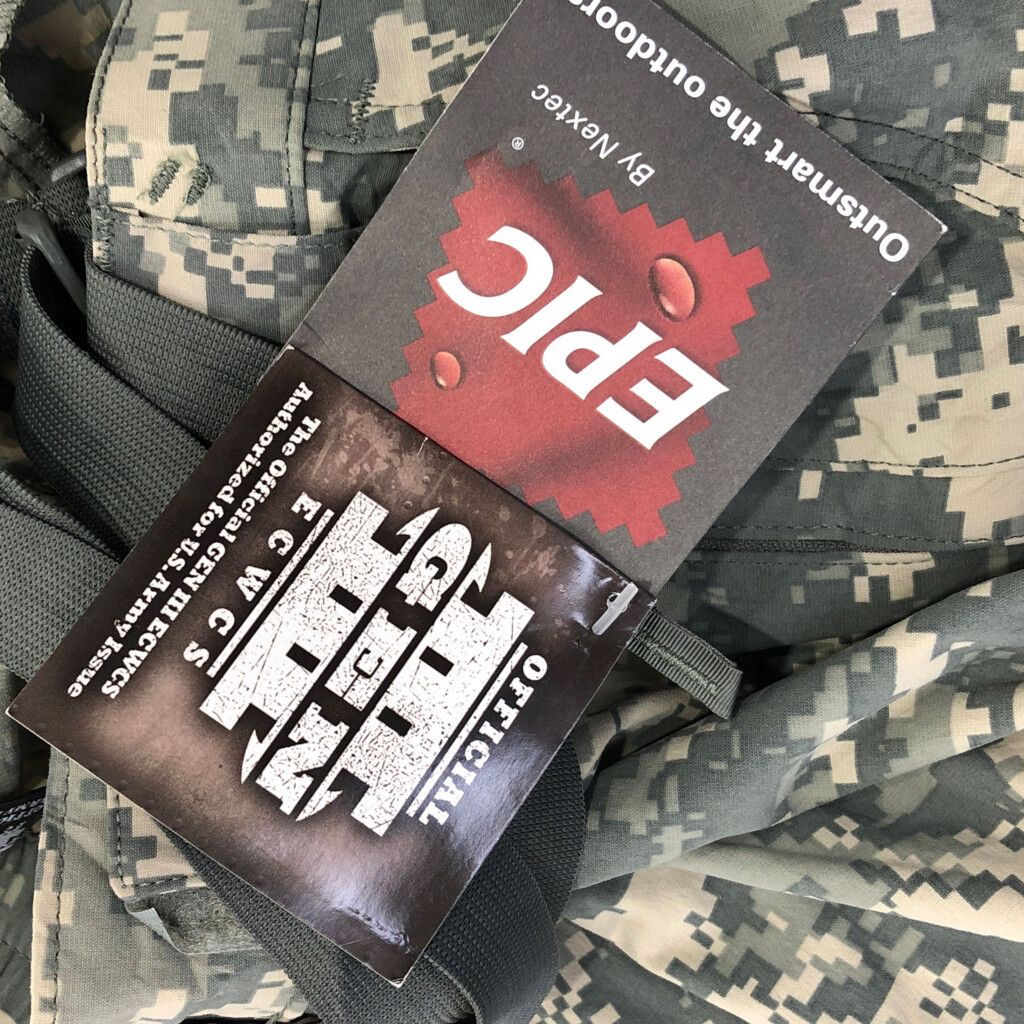 デッドストック 米軍実物 U.S.ARMY ECWCS GEN3 LEVEL5 ソフト