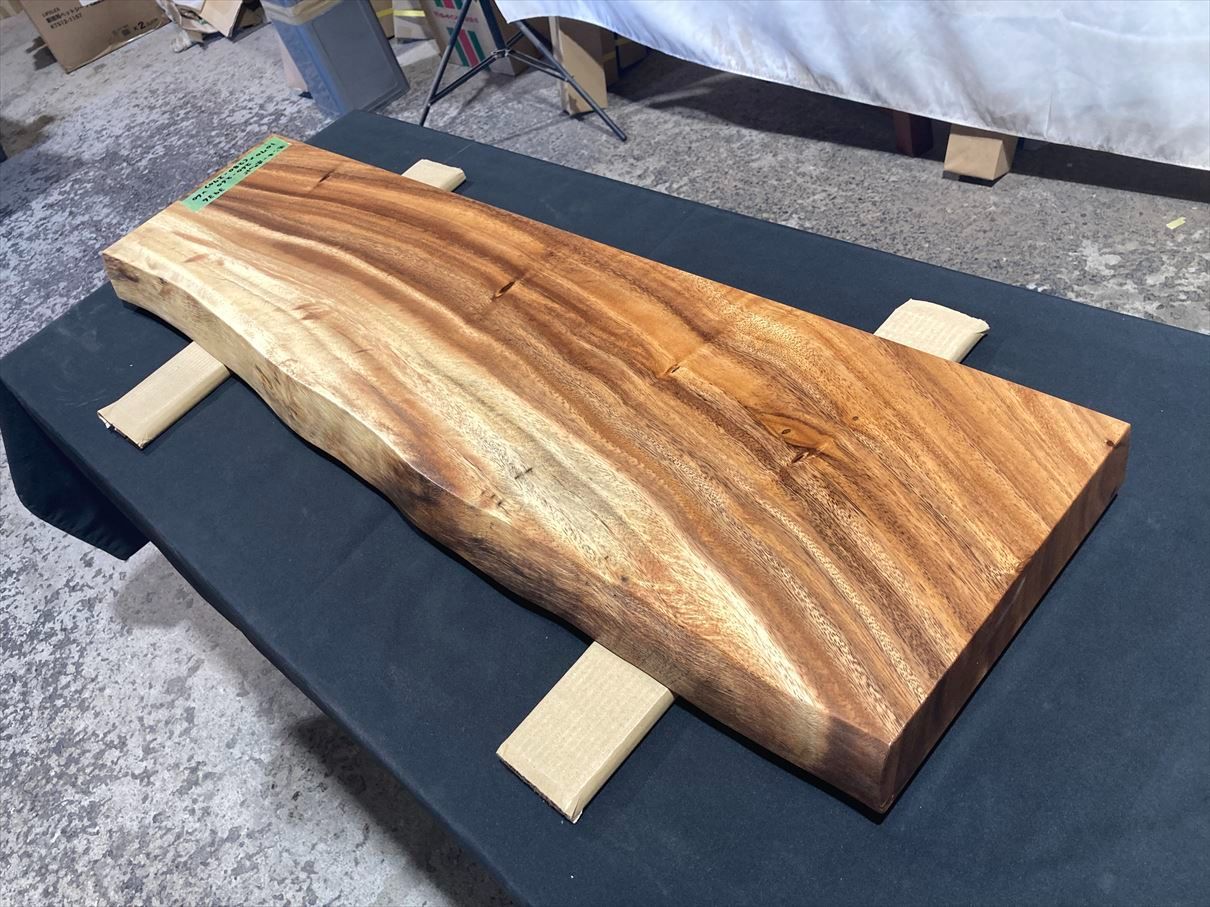 モンキーポッド3936 一枚板無垢 乾燥材 1070x260-260x60mm