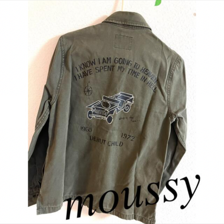 ☆moussy☆マウジー　ミリタリーシャツ　ジャケット　ヴィンテージライク