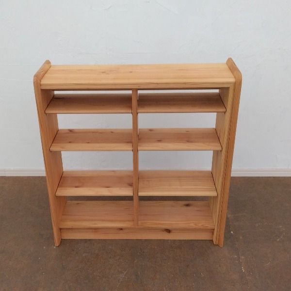 リビング壁面収納 システム収納 ベージュ 日田杉 MARWIL-DEMENAGEMENTS_CH