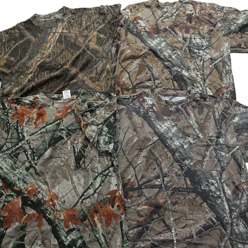 古着卸 まとめ売り リアルツリー柄 半袖Tシャツ 16枚セット