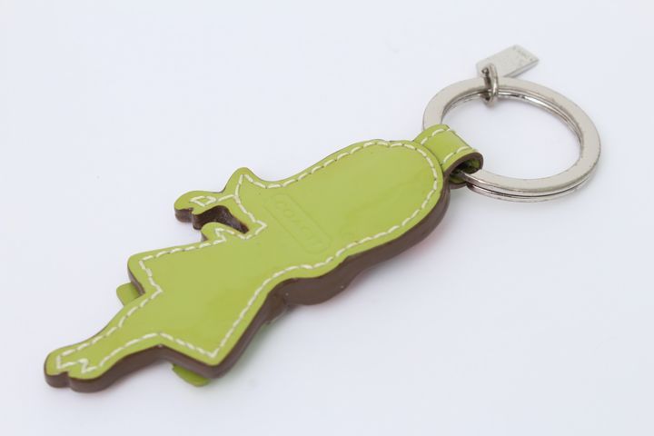 コーチ チャーム キーリング フラガール ハワイ限定 レザー ブランド