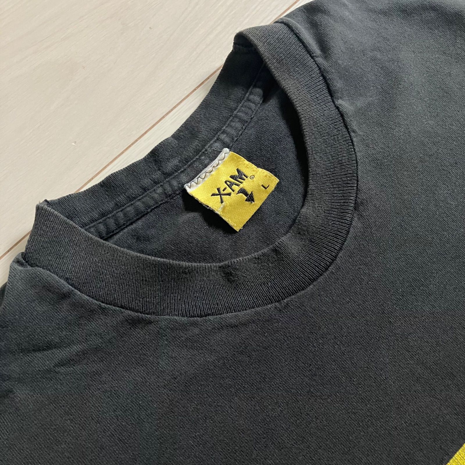 90s～ stressed out Tシャツ モーション文字 モザイク文字 ぼかし文字