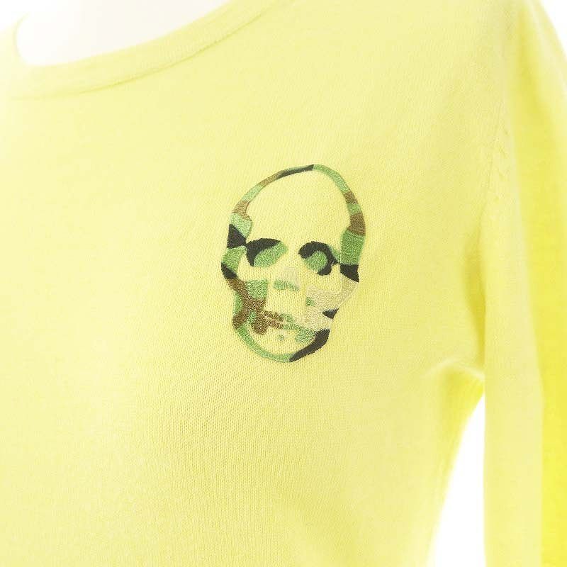 lucien pellat-finet スカル刺繍 長袖カットソー 極美品 ルシアンペラフィネ LUCIEN PELLAT-FINET スカル Tシャツ